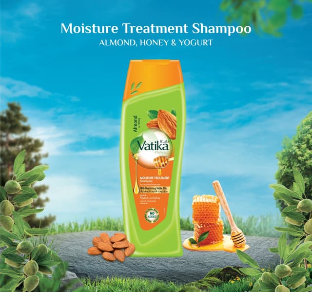 Vatika Naturals Moisture Treatment Shampoo Enriched With Almond Honey For