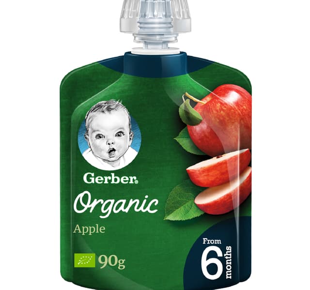 Gerber Organic Apple Baby Food From 6 Months 90 G