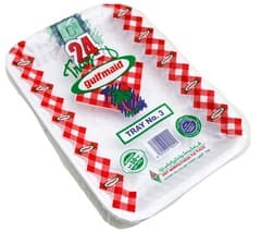 Gulfmaid Rectangle Plastic Tray No 3 24 Pieces