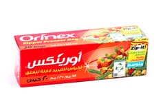 Orinex Zipper Freezer Bag 178 Mm 203 Mm 20 Bags