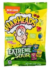 Warheads Extreme Sour Hard Candy 2oz