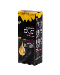 Olia No Ammonia Permanent Hair Color Black 2.0