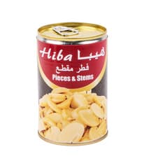 Hiba Mushrooms Piecese Stems 357g