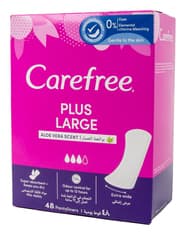 Carefree Plus Large Aloe 48 Pantyliners