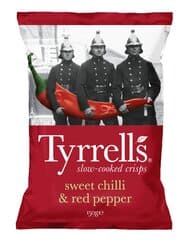 Tyrrells Sweet Chilli Red Pepper Potato Crisps 150g