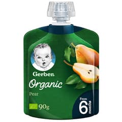 Gerber_organic_pear_baby_puree_from_6_months_90g