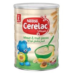 Wheat & Fruit Pieces Infant Cereal with Milk (From 8 Months)