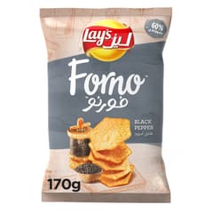 Lay S Forno Black Pepper Potato Chips 170 G