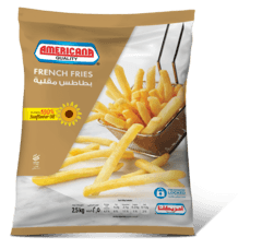 Americana Pommes Frites Pre Fried French Fries 2500g