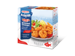 Americana Alsayyad Zingz Breaded Shripms Hot Crunchy 400 G