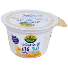 Nada Mango And Peach Greek Yoghurt 0 Percent Fat 160g