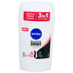 Nivea Anti Perspirant Stick Black And White Invisible Original 50 Ml