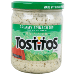 Tostitos Creamy Spinach Dip 425 2 G
