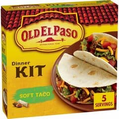 Old El Paso Dinner Kit Soft Taco 12 Dot 5 Oz