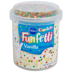 Pillsbury Confetti Funfetti Vanilla Flavored Frosting 15 Dot 6oz