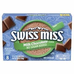 Swiss Miss Hot Cocoa Mix Milk Chocolate No Sugar Added 8 × 0 Dot 73 Oz