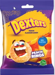Dexters Peach Rings Candy 80 G