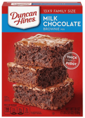 Duncan Hines Milk Chocolate Brownie Mix 510 G