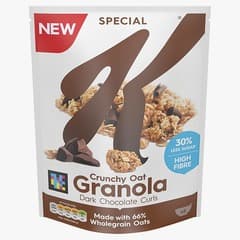 Kelloggs Special K Crunchy Oat Granola Dark Chocolate Curls 350g