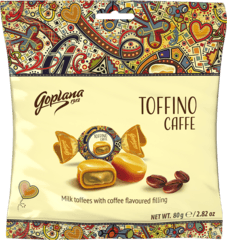 Goplana Toffino Caffe Milk Toffees Coffee Flavoured 80 G
