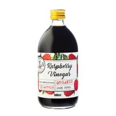 Ecoce Organic Raspberry Vinegar Raw Unfiltered 500 ml