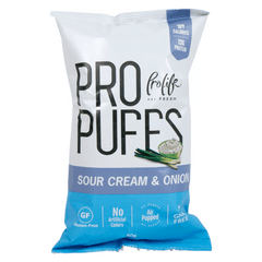 Prolife Pro Puffs Sour Cream And Onion 50 G