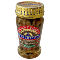 Talatta Anchovy Fillets In Olive Oil With Capers 95 G