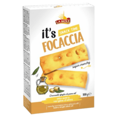 La Mole It S Focaccia Classic Crunchy Slices With Extra Virgin Olive Oil 100 G