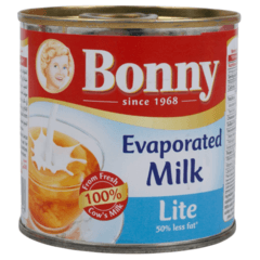 Bonny Evaporated Milk Low Fat 170g