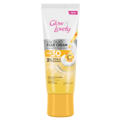 Glow And Lovely Uv Duo Face Cream Spf 30 With 3 Percent Vitamin C And Niacinamide Reduces Dullness In 7 Days 50g