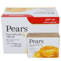 Pears Pure Gentle Soap Bar 4 125 G