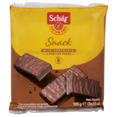 Dr Schar Gluten Free Snack Chocolate Bar 105g