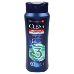 Clear Men 3 In 1 Active Cool Hair Face And Body Shampoo 600 Ml