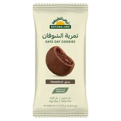 Natureland Date Oat Cookies Hazelnut 40g