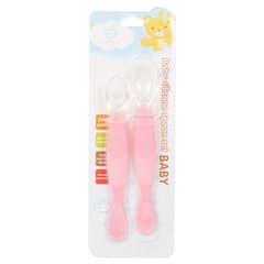 Apple Bear Silicone Spoon 2pc
