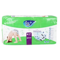Fine Baby Mega Pack Size 6 Junior Diapers 16 Plus Kg 54 Diapers