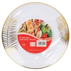 B And D Plastic Plates 8inch Set 10 Pcs