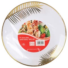 B D Plastic Plates 9inch Set 10 Pcs