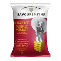 Savoursmiths Vegan Gluten Free Wagyu Beef Honey Mustard Flavour Potato Crisps 150g