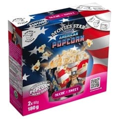 Movie × American Microwave Sweet Popcorn 90g