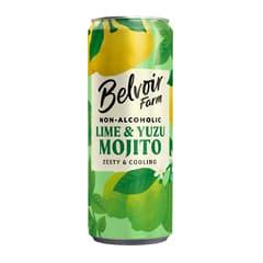 Belvoir Farm Non Alcoholic Lime And Yuzu Mojito 250ml