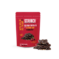 Scrunch Dark Chocolate With Almond And Cranberry 35g