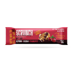 Scrunch Almond Cashew And Cranberry Bar 40g