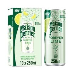 Maison Perrier Sparkling Beverage With Lime Flavour 10 × 250 Ml