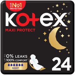 Maxi Protect Night Sanitary Pads with Wings