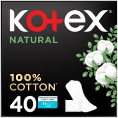 Natural Panty Liners Thin 100% Cotton