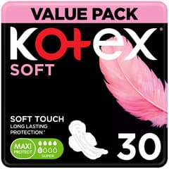 Kotex Maxi Soft Super Sanitary Pads 30 Pads