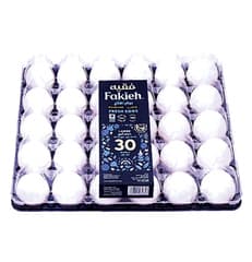 Fakieh White Eggs Large 30 Pieces