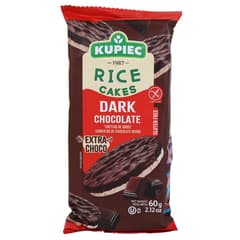 Kupiec Gluten Free Rice Cakes With Dark Chocolate 60g