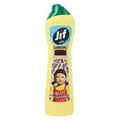 Jif Multipurpose Cream Cleaner 100 Percent Dirt Elimination Lemon Squid Game Edition 500 Ml